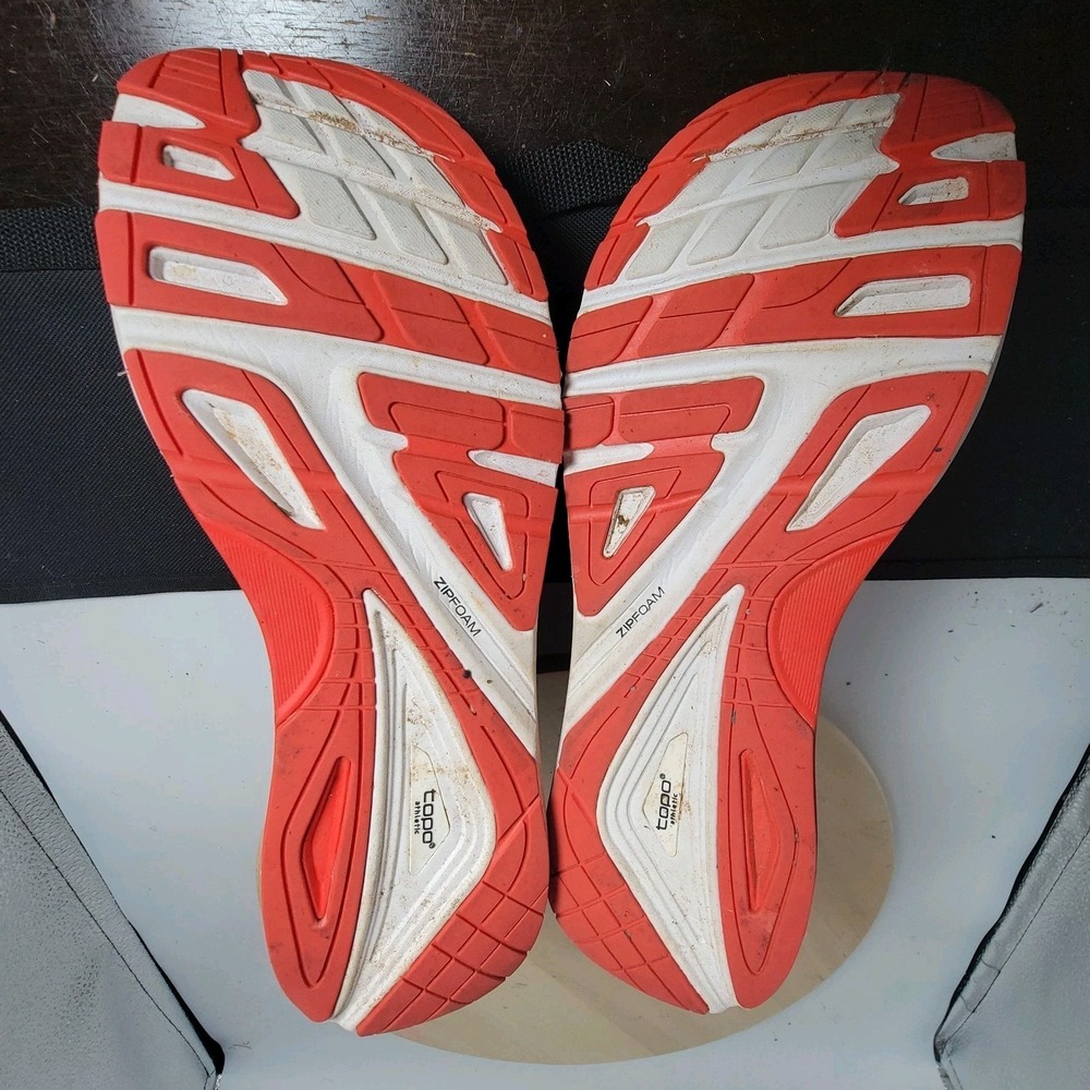 Topo Athletic Ultrafly 4 Shoes Mens Size 11.5 Red Running Athletic Sneakers - Picture 7 of 10
